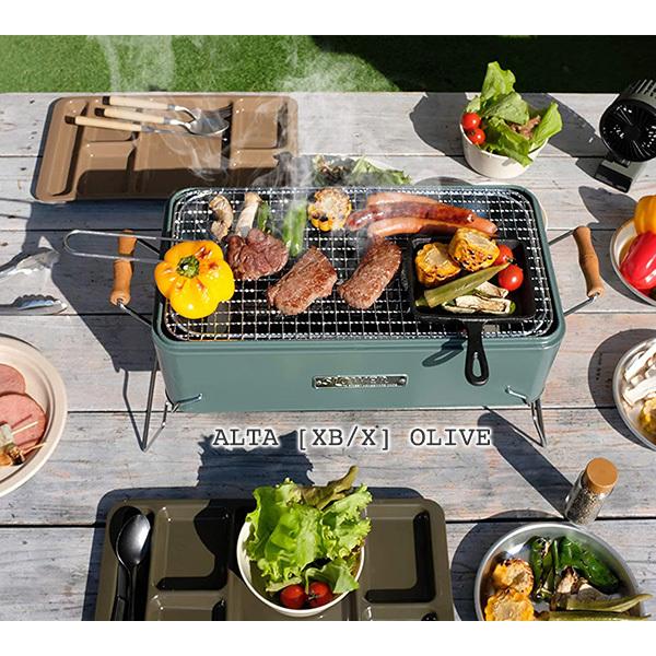 バーベキューコンロ おしゃれ グリル ソロキャンプ 2-4人用 大 卓上 蓋付き スロワー ストーブ アルタ SLOWER BBQ STOVE Alta XB アウトドア キャンプ｜mjsoft｜02