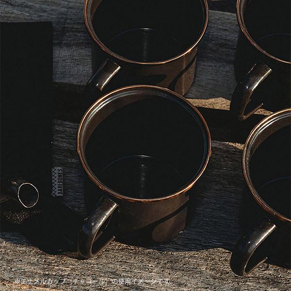 Barebones Living ベアボーンズリビング エナメルカップ 2個セット チャコール  ホウロウ加工 ステンレススチール補強 アンティーク調 | BAREBONES | 02