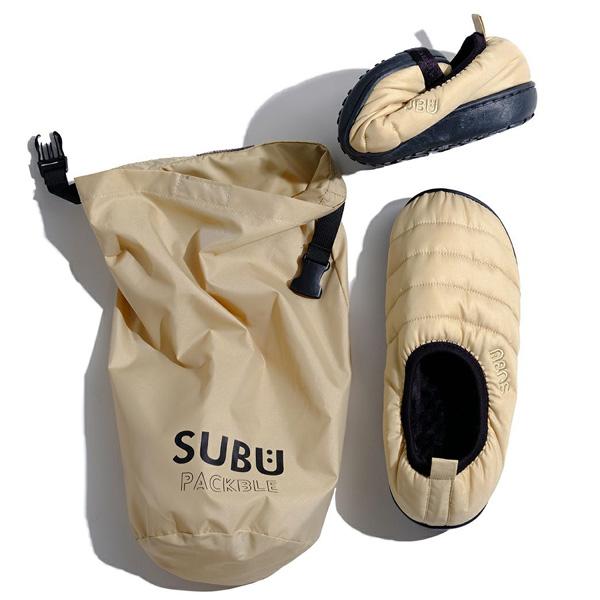 SUBU（スブ） SUBU PACKABLE パッカブル サンダル スリッパ 起毛加工