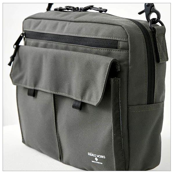 SQUALO WORKS Nylon OX SHOULDER BAG (Black) SW-NY003 (4580624840788