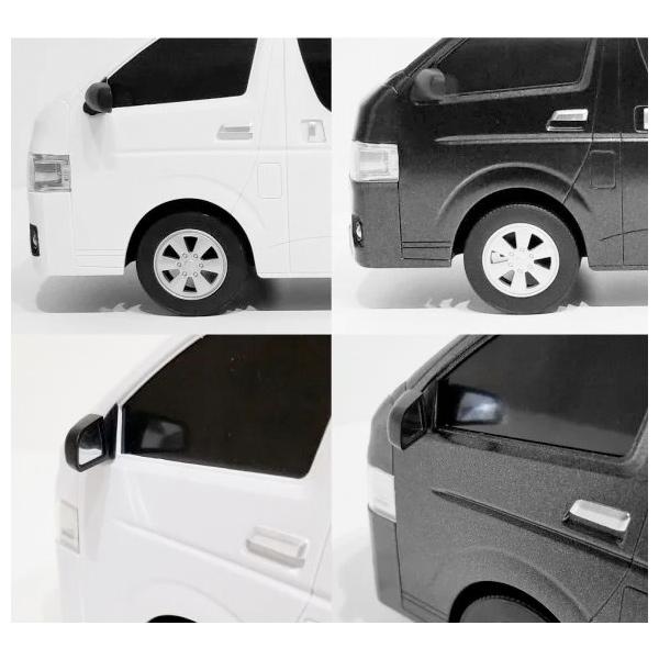 トヨタハイエース ティッシュ ケース TOYOTA HIACE ブラック ホワイト