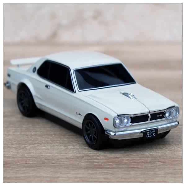 ワイヤレスマウス Bluetooth 電池式 無線マウス 日産 スカイライン Nissan Skyline GT-R (ホワイト) ハコスカ 父の日 ギフト バレンタイン |  | 01