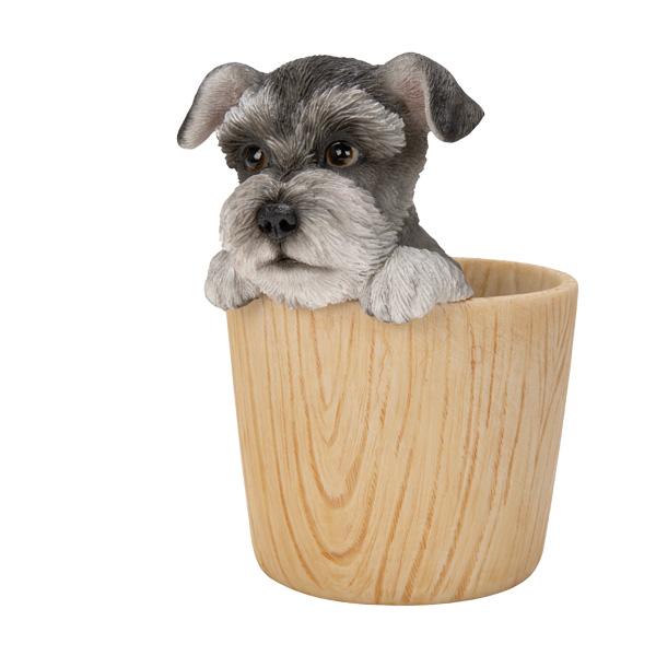 WOOBIA シュナウザー ペン立て H23238 ウービア かわいい ミニチュアシュナウザー 置き物 インテリア シュナ友 ギフト プレゼントに |  | 01