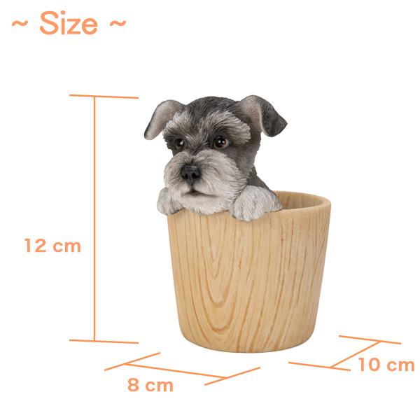 WOOBIA シュナウザー ペン立て H23238 ウービア かわいい ミニチュアシュナウザー 置き物 インテリア シュナ友 ギフト プレゼントに |  | 06