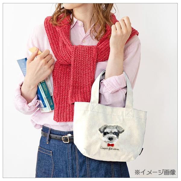 アトリエ・ポピンプチバッグ シュナウザー 小型 帆布 トート ミニチュア シュナウザーグッズ ギフト プレゼントに |  | 01