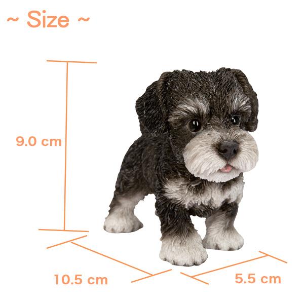WOOBIA 立つシュナウザー（小）H25097 ウービア かわいい ミニチュアシュナウザー 置き物 インテリア シュナ友 ギフト プレゼントに |  | 05
