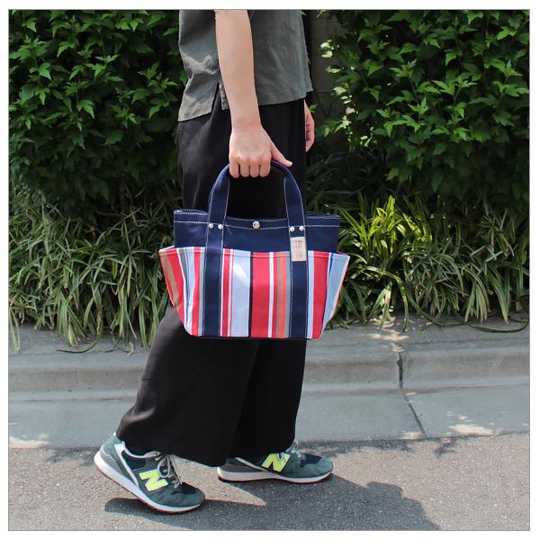 レ・トワール・デュ・ソレイユ（LES TOILES DU SOLEIL）/4ポケットトートM（ダ シルヴァ ルージュ ブラン） LES TOILES DU SOLEIL（レトワールデュソレイユ） レトワール デュ