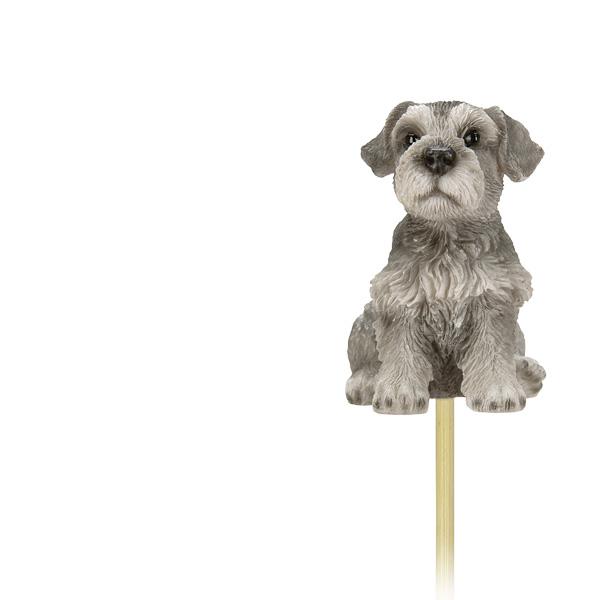 WOOBIA シュナウザーガーデンピック H17158-A-1 ウービア かわいい ミニチュアシュナウザー 植木鉢に プランターに ガーデニング シュナ友 ギフト プレゼントに |  | 02