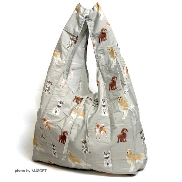 エコバッグM (メニードッグ カーキ) Mサイズ (シュナウザー／トイ・プードル／ゴールデン・リトリーバー／柴犬／チワワ) |  | 06