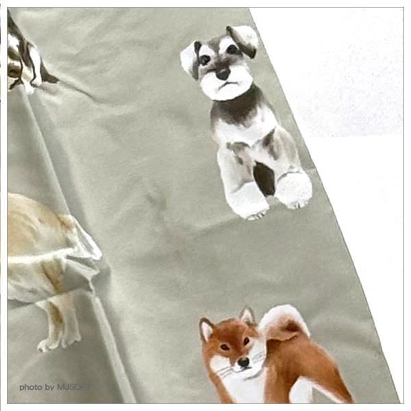 エコバッグM (メニードッグ カーキ) Mサイズ (シュナウザー／トイ・プードル／ゴールデン・リトリーバー／柴犬／チワワ) |  | 07