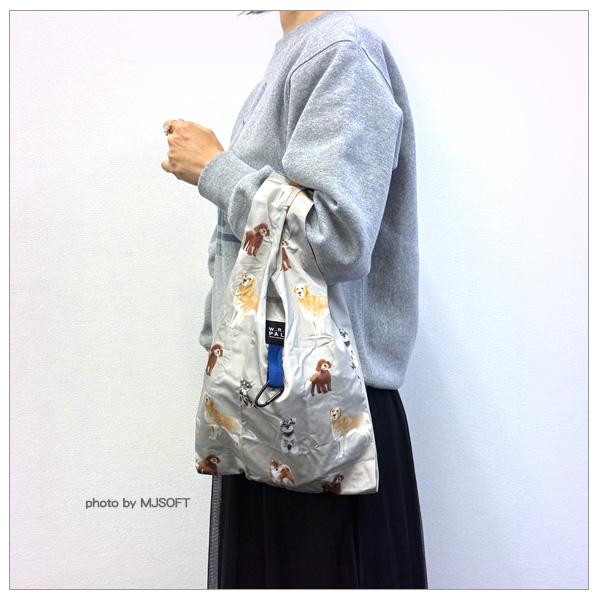 エコバッグS (メニードッグ カーキ) Sサイズ (シュナウザー／トイ・プードル／ゴールデン・リトリーバー／柴犬／チワワ) |  | 02