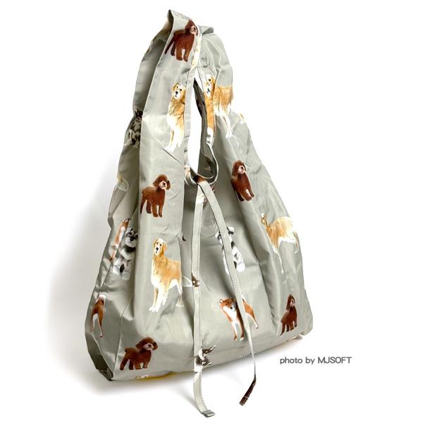 エコバッグS (メニードッグ カーキ) Sサイズ (シュナウザー／トイ・プードル／ゴールデン・リトリーバー／柴犬／チワワ) |  | 06