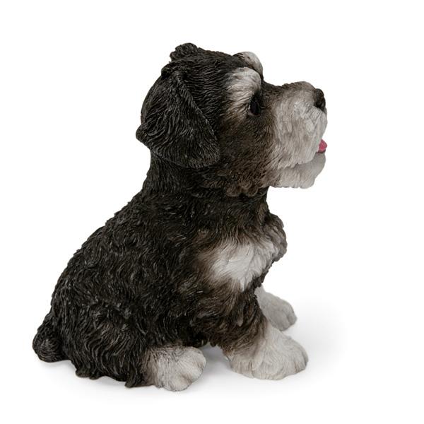 WOOBIA お座りにっこり シュナウザー　黒白  ウービア かわいい ミニチュアシュナウザー 置き物 インテリア シュナ友 ギフト プレゼントに |  | 03