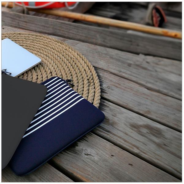 PCケース 衝撃吸収 メモリーフォーム  6mm PCスリーブケース インナーケース  リサイクルペット フランス MacBook Pro Air 13インチ対応 MW sleeve Mariniere |  | 03