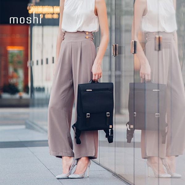 極美品✨moshi モシ ヘリオス ライト ビジネスデイパック リュック グレー moshi リュック メンズ レディース MacBook Pro 13インチ対応
