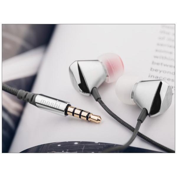モシ オーディオ ヴォルテックス イヤホン ヘッドホン 低音 迫力  iPhone対応 moshi Vortex 2 Light Steel   ギフト　プレゼント 送料無料（沖縄は+900円） | moshi | 02