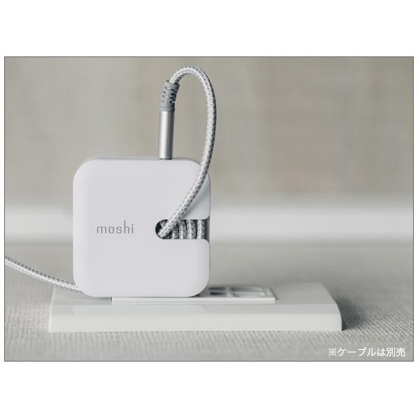moshi Rewind C モシ リワインド 30W USB-C 電源アダプタ  White ホワイト Nintendo Switch MacBook 12インチ対応 ケーブル別売｜mjsoft｜03