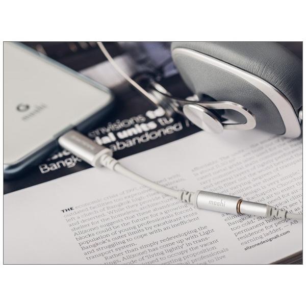 モシ オーディオ moshi USB-C Digital Audio Adapter USB-C ポート 3.5mmステレオミニジャック 変換ケーブル ハイレゾ 24 ビット 192 kHz対応 | moshi | 03