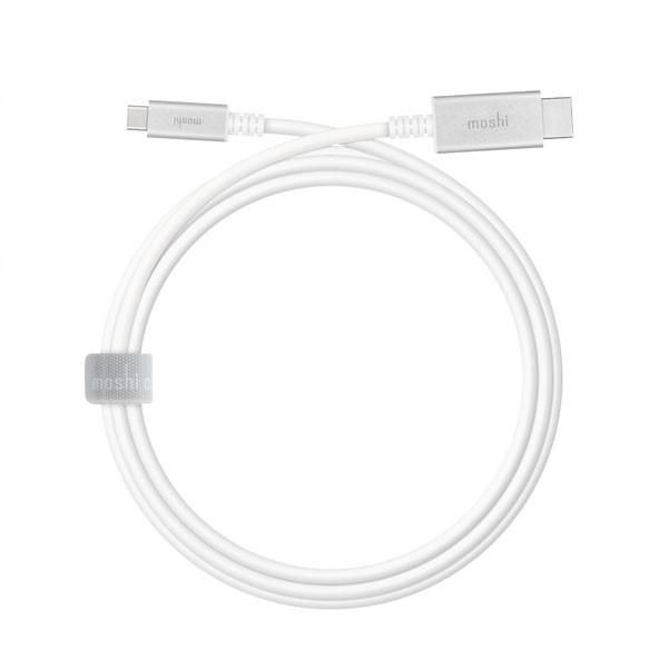 moshi USB-C to HDMI Cable (2m) White 60Hz リフレッシュレート HDR 多チャンネルデジタルオーディオ サポート | moshi | 02