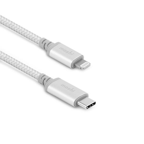 iPhone iPad を MacBook ProやUSB-Cアダプターへ接続できる 高耐久性ケーブル moshi Integra USB-C to Lightning 1.2 m ネコポス対応商品｜mjsoft｜04