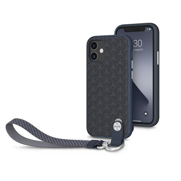 moshi iPhone 12 mini用 着脱式 リストストラップ付 ケース 耐衝撃 超