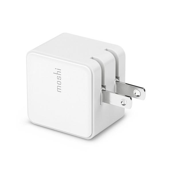コンパクトUSB-C充電器（ケーブル別売） USB PD 3.0に対応 moshi Qubit USB-C Charger (18W)  軽く、持ち運びにも便利なデザイン | moshi | 01