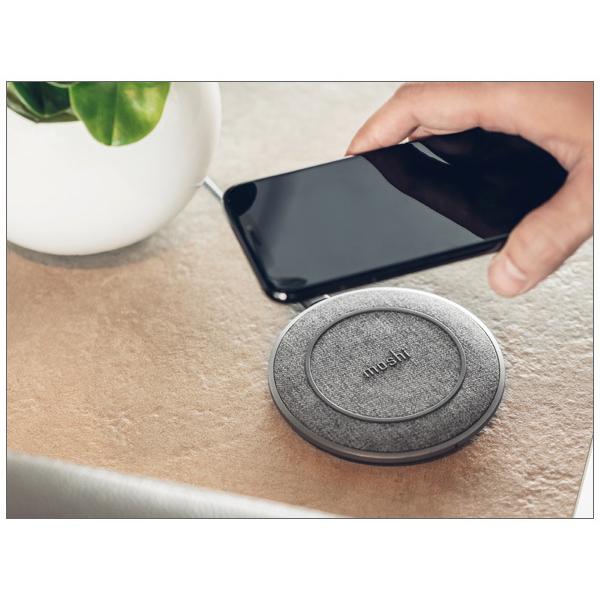 moshi Otto Q (EPP(15W) model) (Alpine Gray) iPhone Android対応 高速ワイヤレス充電パッド mo-ott15-gy  4543120348233 | moshi | 04