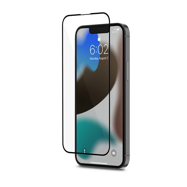高耐久スクリーンプロテクター 衝撃 傷 汚れ防止簡単貼付 iPhone 13 mini対応 moshi AirFoil Pro for iPhone 13 mini Black | moshi
