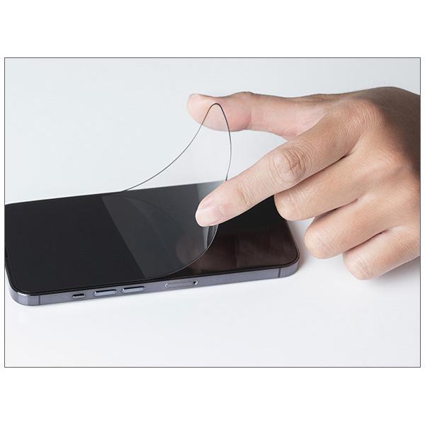 高耐久スクリーンプロテクター 衝撃 傷 汚れ防止簡単貼付 iPhone 13 mini対応 moshi AirFoil Pro for iPhone 13 mini Black | moshi | 04
