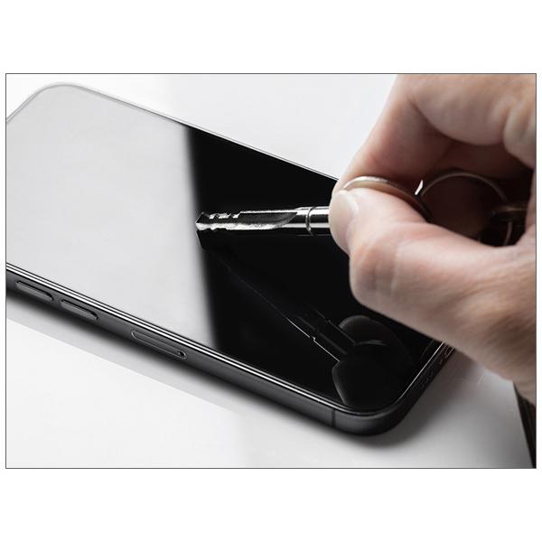 高耐久スクリーンプロテクター 衝撃 傷 汚れ防止簡単貼付 iPhone 13 mini対応 moshi AirFoil Pro for iPhone 13 mini Black | moshi | 06