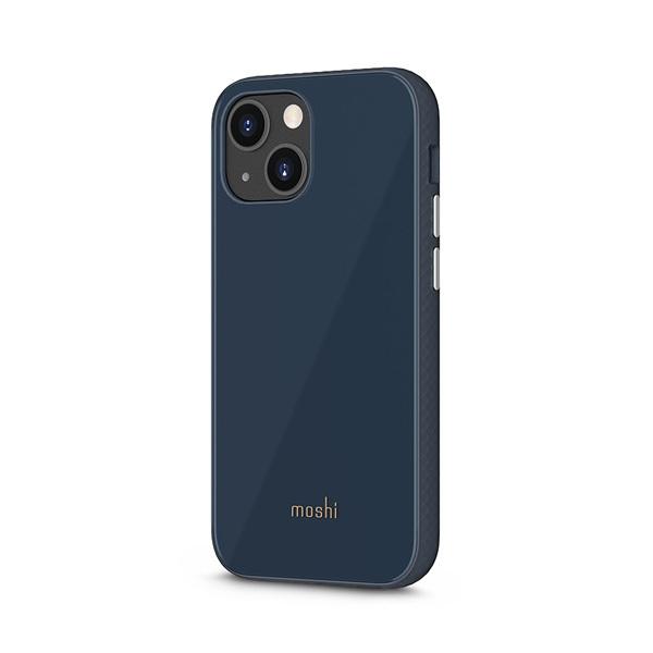 iPhone 13 mini用 ケース 超薄型 落下保護 モシ アイグレイズ moshi iGlaze for iPhone 13 mini対応 ミリタリーグレード Slate Blue mo-igipus-bl SnapTo対応 | moshi