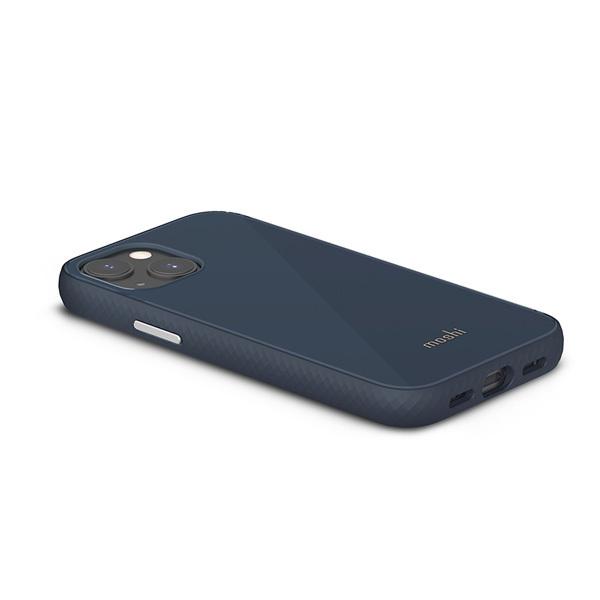 iPhone 13 mini用 ケース 超薄型 落下保護 モシ アイグレイズ moshi iGlaze for iPhone 13 mini対応 ミリタリーグレード Slate Blue mo-igipus-bl SnapTo対応 | moshi | 01