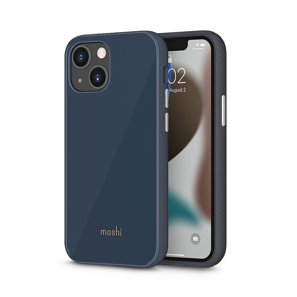 iPhone 13 mini用 ケース 超薄型 落下保護 モシ アイグレイズ moshi iGlaze for iPhone 13 mini対応 ミリタリーグレード Slate Blue mo-igipus-bl SnapTo対応 | moshi | 02