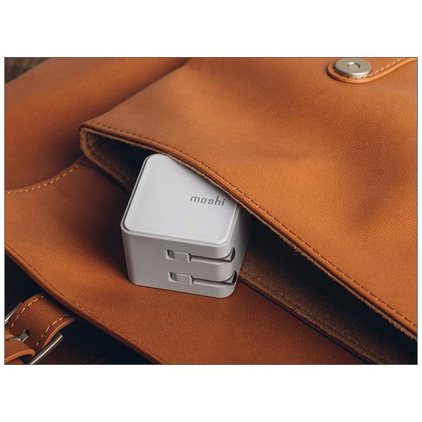 コンパクトUSB-C充電器（ケーブル別売） USB PD 3.0に対応 moshi Qubit USB-C Charger (20W)  軽く、持ち運びにも便利なデザイン | moshi | 04