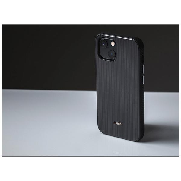 iPhone 13用 Mirage Black ワイヤレス充電対応 モシ moshi Arx Mirage Black (MagSafe) for iPhone 13 ブラック 米軍MIL規格 耐衝撃 | moshi | 06