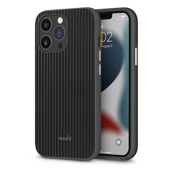iPhone 13 Pro用 Mirage Black ワイヤレス充電対応 モシ moshi Arx Mirage Black (MagSafe) for iPhone 13 Pro ブラック 米軍MIL規格 耐衝撃 | moshi | 02