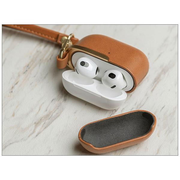 moshi Airpods 3専用 ワイヤレス充電対応 プレミアムヴィーガンレザー