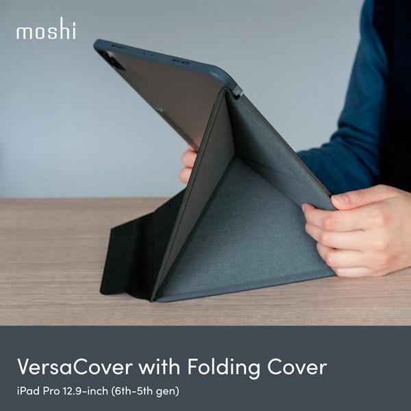 保護ケース スタンド 折りたたみ アイパッド ハードケース ギフト プレゼント moshi VersaCover for iPad Pro 12.9inch (第 3 /4/ 5 / 6 世代) 3rd 4th 5th 6th | moshi | 01