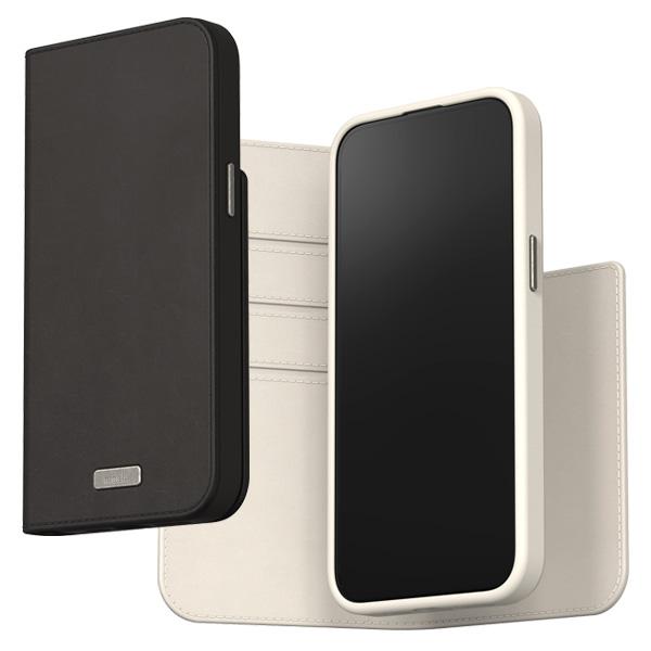 moshi iPhone 15 Pro Max用 ウォレットケース 手帳型 着脱可能