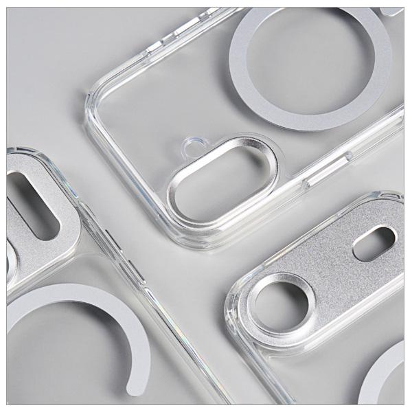 iPhone 17 用ハイブリッドクリアケース moshi iGlaze for iPhone 17 (Luna Silver) MagSafe対応 [99M2251021] | moshi | 02
