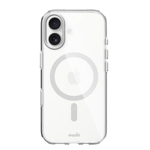 iPhone 17 用ハイブリッドクリアケース moshi iGlaze for iPhone 17 (Luna Silver) MagSafe対応 [99M2251021] | moshi | 03