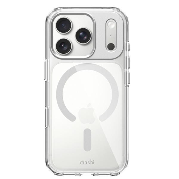 iPhone 17 Pro用ケース moshi iPhone 17 Pro用ハイブリッドクリアケース moshi iGlaze for