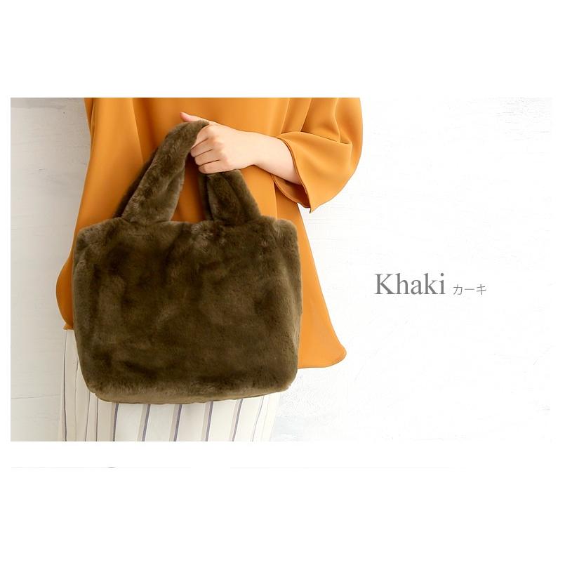 トートバッグ レディース 2way ショルダーバッグ ふわふわ