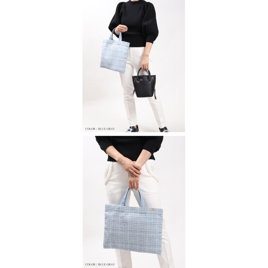 A4 ツイード トートバッグ レディース バッグ きれいめ 大人 サブ