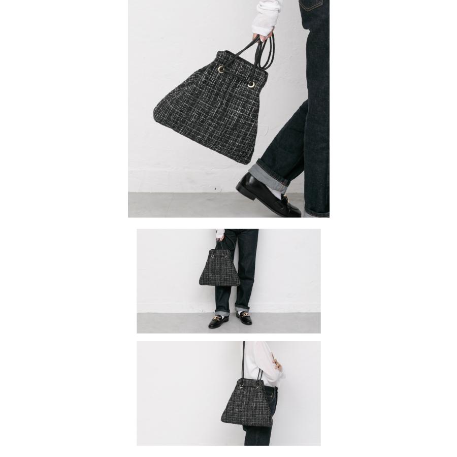 BASE ベース 公式 ツイード トートバッグ ツイードバッグ レディース