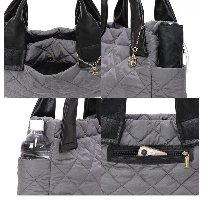 キルティングナイロントートバッグ 黒 楽天市場】【数量限定 スペシャルプライス】 キルティング