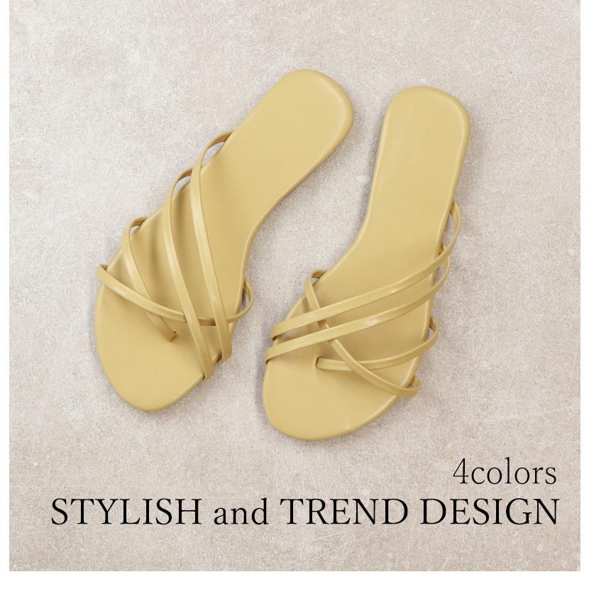 BASE ベース 公式 サンダル ローヒール フラット 春 夏 春夏 サマー