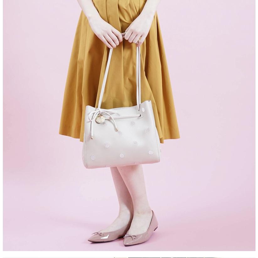 Majestic Legon マジェスティックレゴン ポルカドット ドット柄 リボン サック Sac メメリア ガーリー ポップ 通勤 通学 可愛い 機能的 便利 M 00 Baseヤフーショッピング店 通販 Yahoo ショッピング