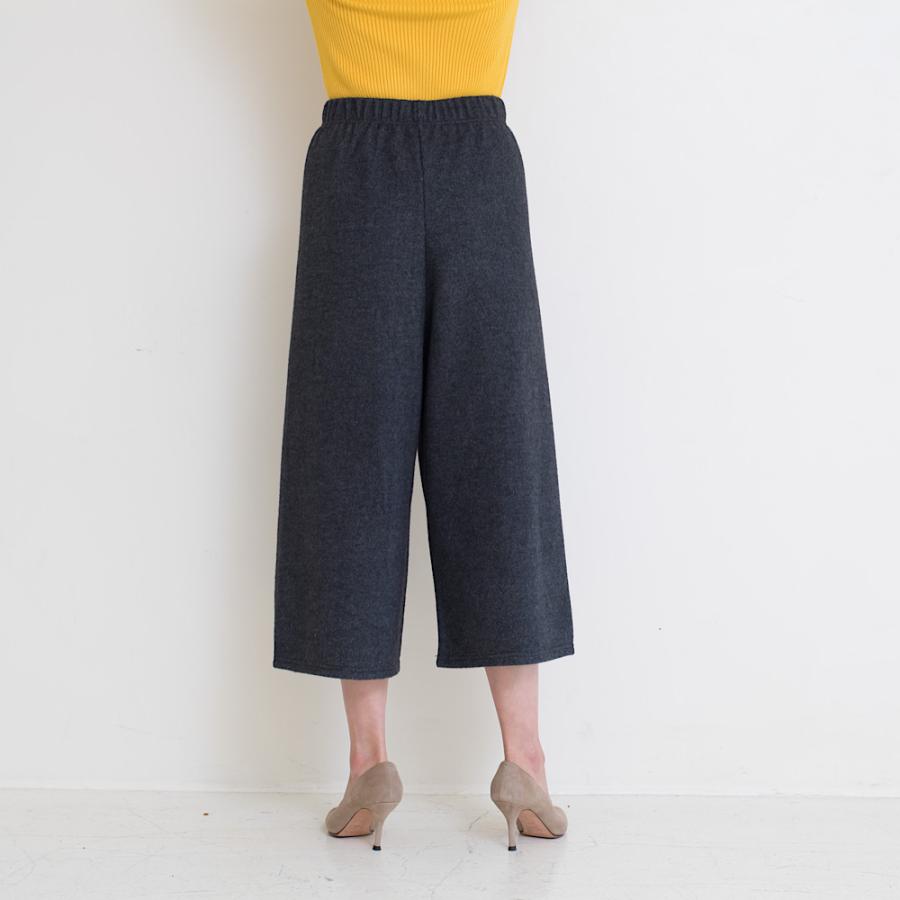 カジュアル ワイド フレア パンツ お洒落 秋 春 ガウチョ スタイリッシュ ボトムス レディース　ワイドパンツ スカンツ レディース ガウチョパンツ 無地 九分丈 |  | 04