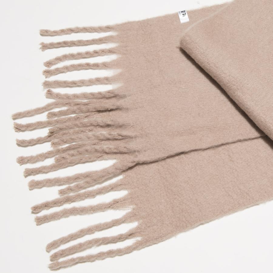 マフラー フリンジ 無地 ストール 大判 レディース メンズ 太フリンジ もこもこ カジュアル おしゃれ 暖かい 秋冬 大きめ |  | 21